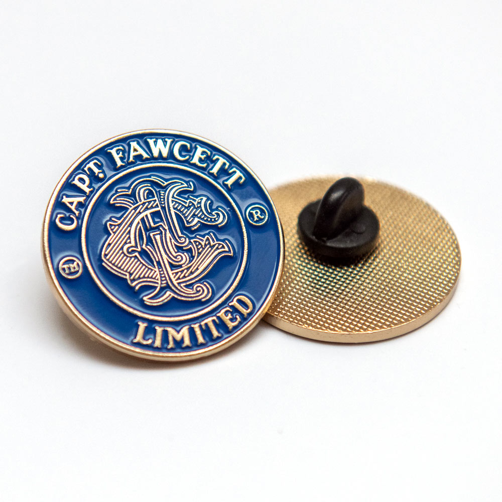 Captain Fawcett Stove Enamel Badge