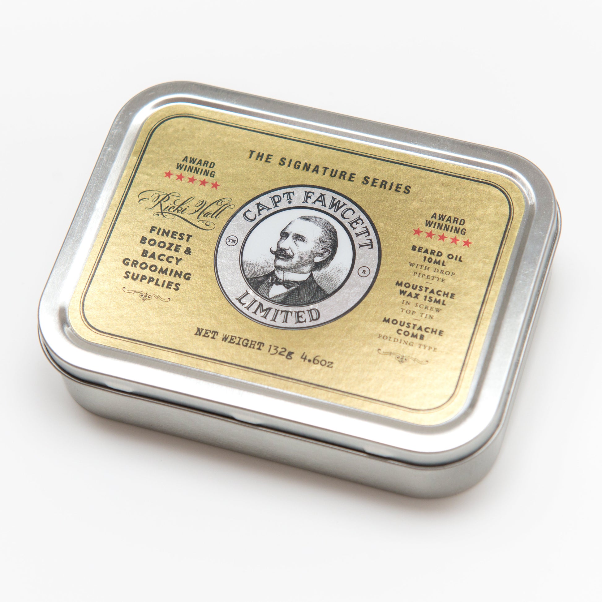 Captain Fawcett's Ricki Hall Booze & Baccy Grooming Survival Kit