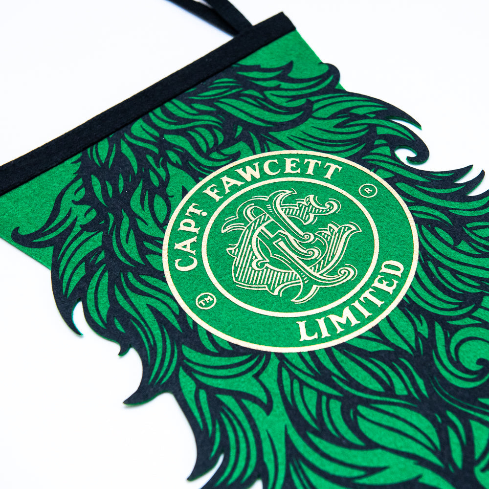 Captain Fawcett Felt Pennant 